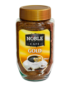 Кофе растворимый сублимированный Noble Gold, 200 г (5901583412813) - фото
