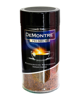 Кофе растворимый сублимированный Demontre Premium, 200 г (5901583406027) - фото