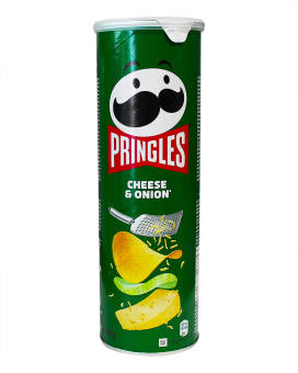 Чіпси PRINGLES Cheese & Onion Сир та цибуля, 165 г (5053990101535) - фото