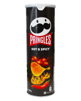 Чіпси PRINGLES Hot & Spicy З гострим та пряним смаком, 165 г (5053990127665) - фото
