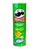 Чипсы PRINGLES Sour Cream & Onion Сметана и лук, 165 г (5053990101597) - фото