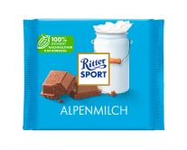 Шоколад молочний Ritter Sport Alpenmilch, 100 г (4000417601810) - фото
