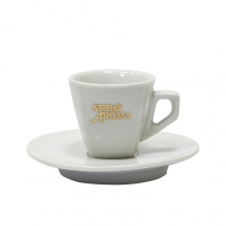 Чашка з блюдцем Еспресо Nero Aroma, 70 мл - фото