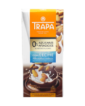 Шоколад молочний без цукру з цільним мигдалем Trapa  175 г (8410679235054) - фото
