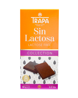 Шоколад молочный без лактозы Trapa Lactose Free Collection, 90 г (8410679106385) - фото