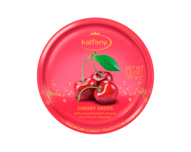 Льодяники зі смаком вишні Kalfany Cherry Drops, 150 г (4002590000626) - фото