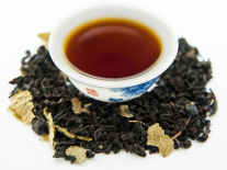 Чай чорний ароматизований "Teahouse" Чорниця в йогурті № 511, 50 г - фото