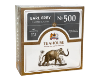 Чай Teahouse Граф Грей № 500 (ароматизований чорний чай у пакетиках), 200 г (100шт*2г) (4820209846164) - фото
