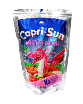 Напиток сокосодержащий Мистический Дракон Capri-Sun Mystic Dragon, 200 мл (4000177408100) - фото