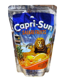 Напиток сокосодержащий Тропические фрукты Capri-Sun Safari Fruits, 200 мл (4000177407608) - фото