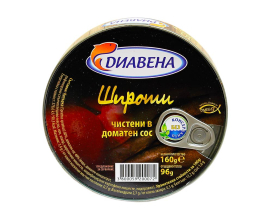 Шпроти в томатному соусі Діавена, 160 г 3800059200072 - фото