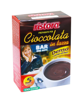 Горячий шоколад порционный Ristora Bar Cioccolata In Tazza Densa, 5шт*25г (8004990160746) - фото