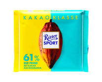 Шоколад чорний із Нікарагуа Ritter Sport Kakao Klasse Nicaragua 61%, 100 г (4000417932006) - фото