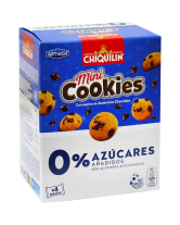 Печиво без цукру з шоколадною крихтою ARTIACH Mini Cookies 0% Azucares, 120 г (8436048961256) - фото