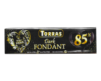 Шоколад чорний без цукру, без глютену TORRAS Dark Fondant Sugar FREE 85%, 300 г (8410342005359) - фото