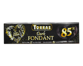 Шоколад черный без сахара, без глютена TORRAS Dark Fondant Sugar FREE 85%, 300 г (8410342005359) - фото