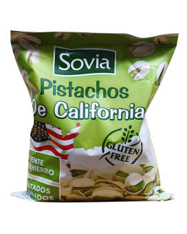 Фисташки жареные соленые Sovia Pistachos de California, 250 г (8410909515321) - фото