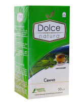 Чай зелений "Dolce Natura" Сенча/Сентя, 2г*25 шт (чай у пакетиках) (4820093482752) - фото