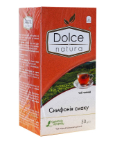 Чай черный "Dolce Natura" Симфония вкуса, 2г*25 шт (чай в пакетиках) (4820093482684) - фото