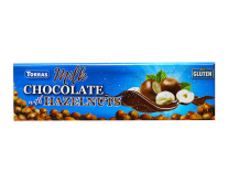 Шоколад молочний без глютену TORRAS з фундуком 32%, 300 г (8410342007278) - фото