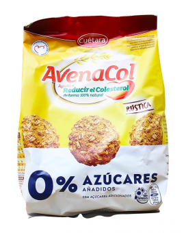 Печенье овсяное без сахара Cuetara Avenacol Rustica 0% Azucares, 200 г - фото