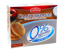 Печиво без цукру Cuetara CAMPURRINAS 0% Azucares, 400 г (8434165458079) - фото