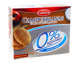 Печенье без сахара Cuetara CAMPURRINAS 0% Azucares, 400 г (8434165458079) - фото