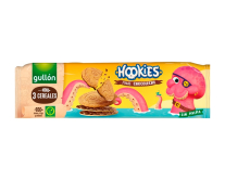 Печиво злакове з молочним шоколадом GULLON Hookies Finas Chocoleche, 160 г (8410376069891) - фото