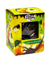 Цукерки Груша в шоколаді Choco Yummy Pear in Chocolate, 150 г (5905591917018) - фото