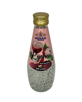 Напій BISAN Basil Seed Drink Lychee 290 мл c/б (4820186124941) - фото