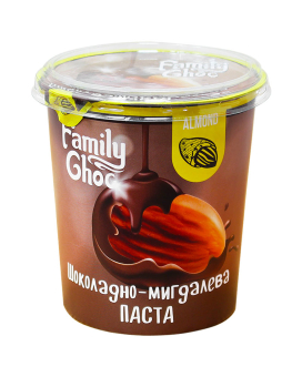 Шоколадно-миндальная паста Family Choc, 400 г (4820175572692) - фото