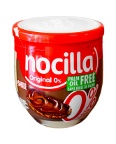 Шоколадна паста з фундуком без цукру зі стевією Nocilla Original 0%, 190 г (8410014448170) - фото