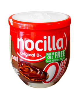 Шоколадна паста з фундуком без цукру зі стевією Nocilla Original 0%, 190 г (8410014448170) (8410014477651) - фото