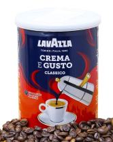 Кофе молотый Lavazza Crema e Gusto Classico, 250 г (30/70) (ж/б) 8000070038820 - фото