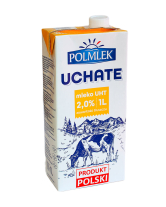 Молоко POLMLEK UCHATE Mleko UHT 2,0%, 1 л - фото