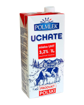 Молоко POLMLEK UCHATE Mleko UHT 3,2%, 1 л - фото