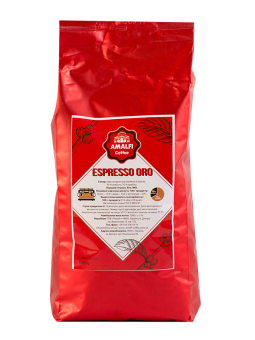 Кофе в зернах Amalfi Espresso Oro, 1 кг (70/30 ) - фото