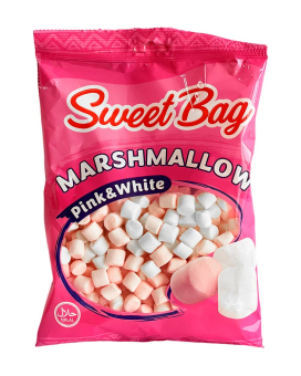 Зефір Маршмеллоу Sweet Bag Marshmallow Pink & White,140 г - фото