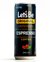Напій кавовий негазований Let's Be Еспресо ЛОТТЕ, 240 мл (8801056093242) - фото