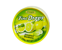 Льодяники зі смаком лимона Woogie Fine Drops Zitronen Bonbons, 200 г (9002859055591) - фото