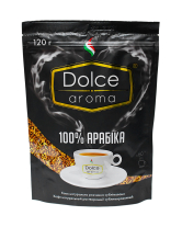 Кава розчинна Dolce Aroma 100% Arabica, 120 г (4820093484893) - фото