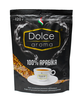 Кофе растворимый Dolce Aroma 100% Arabica, 120 г 4820093484893 - фото