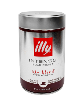 Кофе молотый Illy Intenso 100% арабика, 250 г (ж/б) 8003753900469 - фото