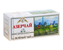 Чай зелений з жасмином Azercay, 2г*25 шт (у пакетиках) (4760062104349) - фото