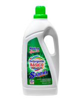 Гель для прання універсальний Saamix Detergente Basico Active Fresh Maxima Eficacia Active Fresh, 3,015 л (8413281801815) - фото