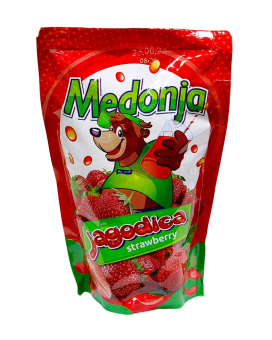 Напиток сокосодержащий Medonja Strawberry Клубника, 200 мл (8606100139729) - фото