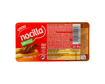 Шоколадно-фундучна паста з хлібними паличками Nocilla Original Sticks, 30 г (8410014459053) - фото