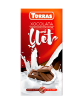 Шоколад молочний без глютена TORRAS amb Llet 32%, 80 г (8410342000101) - фото