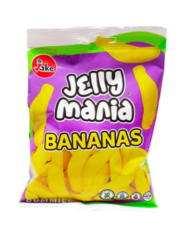 Желейні цукерки JAKE Jelly Mania Bananas Банани, 100 г (8412147570087) - фото