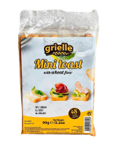 Міні-тости/грінки пшеничні Gielle Mini Toast, 90 г (5601560113107) - фото